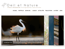 Tablet Screenshot of oeil-et-nature.com
